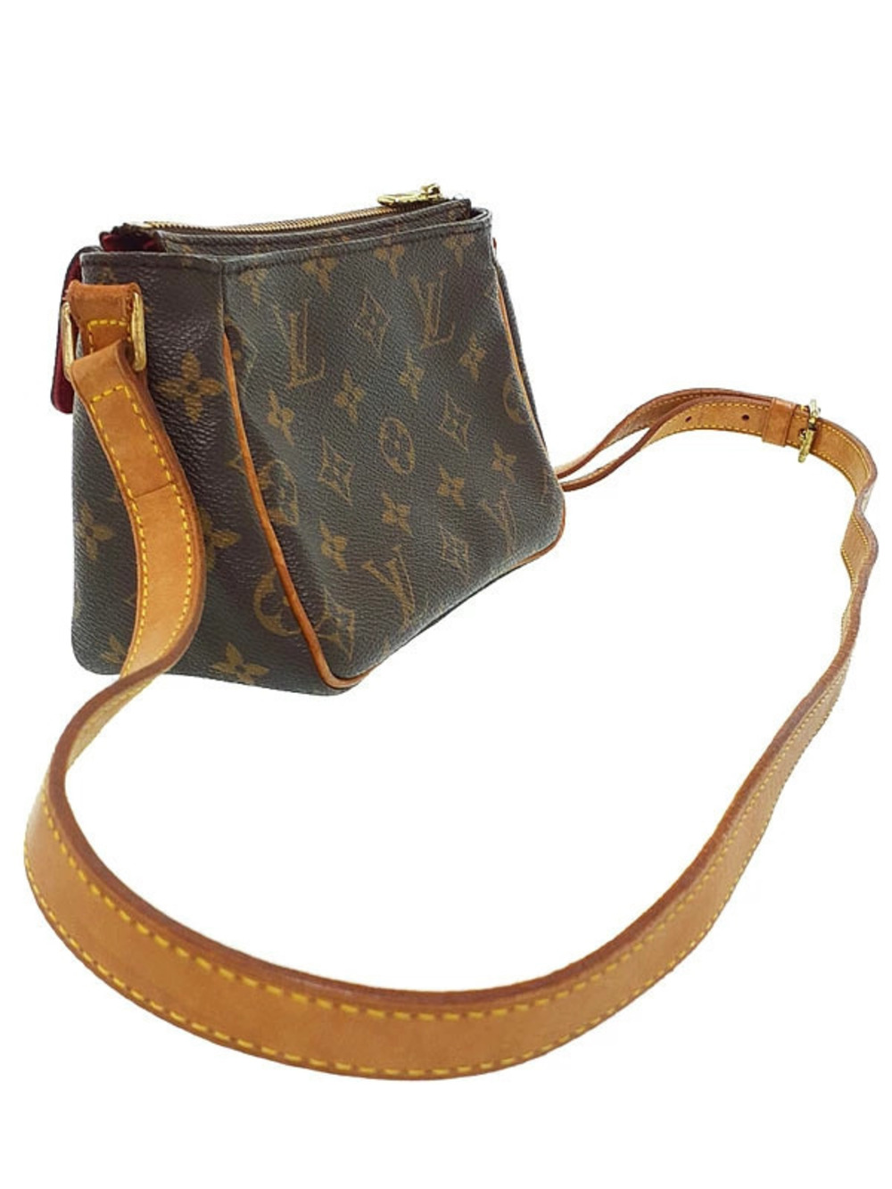 Louis Vuitton Shoulder Cite Bag Monogram Viva Brown